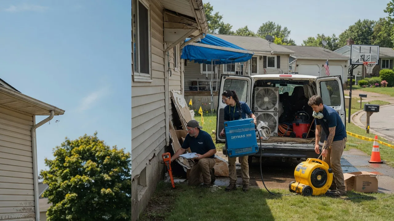 Ceiling Leak Cleanup in Baileys Harbor, WI near me